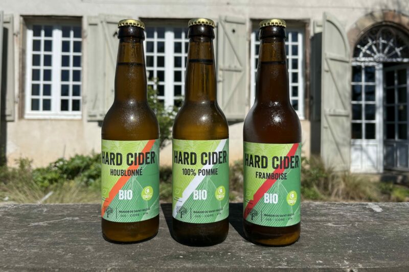 Bouteilles de Hard Cider BIO