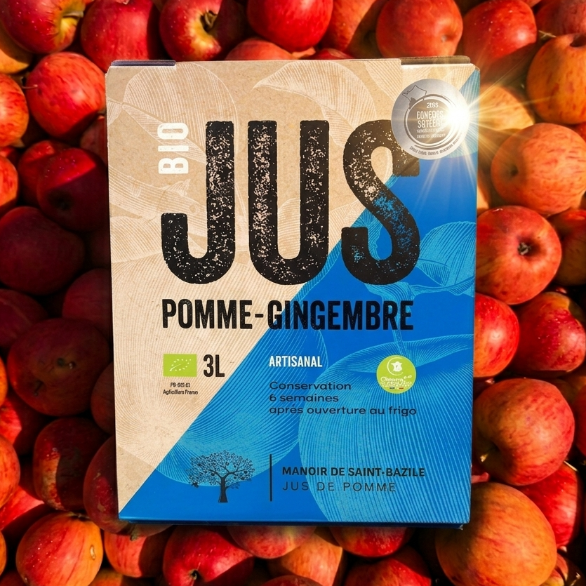 Jus Pomme Gingembre BIO